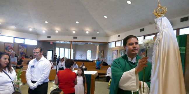 Our Lady of Fatima statue visits Asheville area