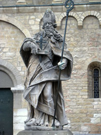 St Boniface statue