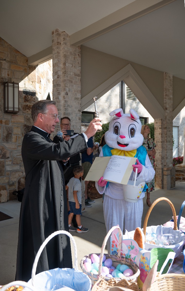St. Pius X Easter Basket Blessing