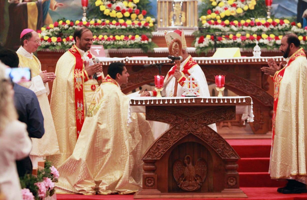 Father Paul Chalissery was appointed pastor of St. Mary’s Church by Bishop Jacob Angadiath.