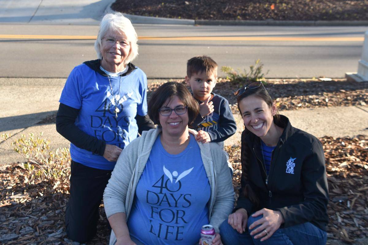 St. Leo the Great parishioners participated in a Life Chain in Winston-Salem.