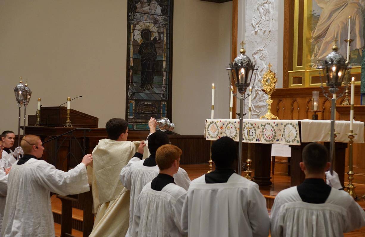 Photos: Friday night Eucharistic Procession