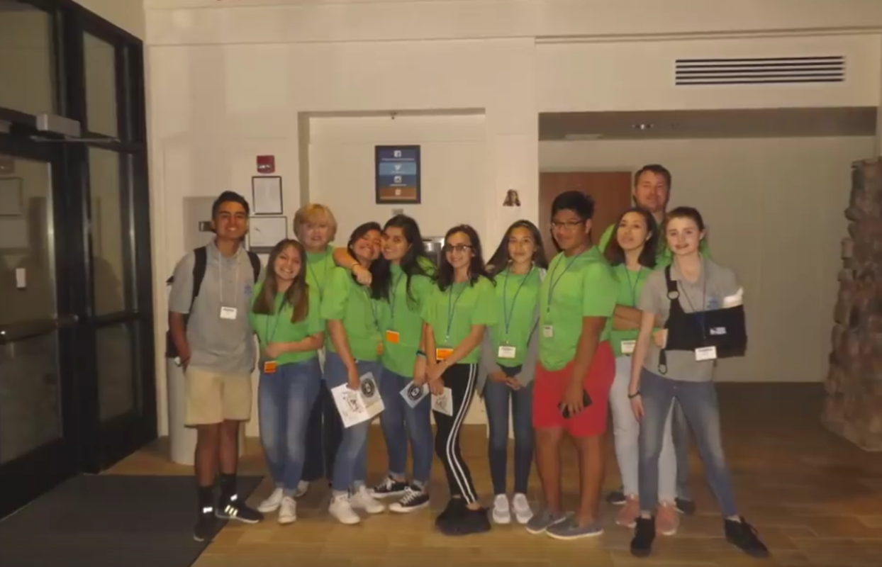 More than 350 youth attended the 41st Annual Diocesan Youth Conference “Imago Dei” (“The Image of God”) conference April 27-29 at the Ridgecrest Conference Center in Black Mountain. (Photos via Facebook) 