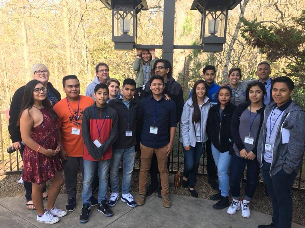 Youth from St. Aloysius Youth Ministry participated in this year’s Diocesan Youth Conference in Black Mountain. (Photo via Facebook)  