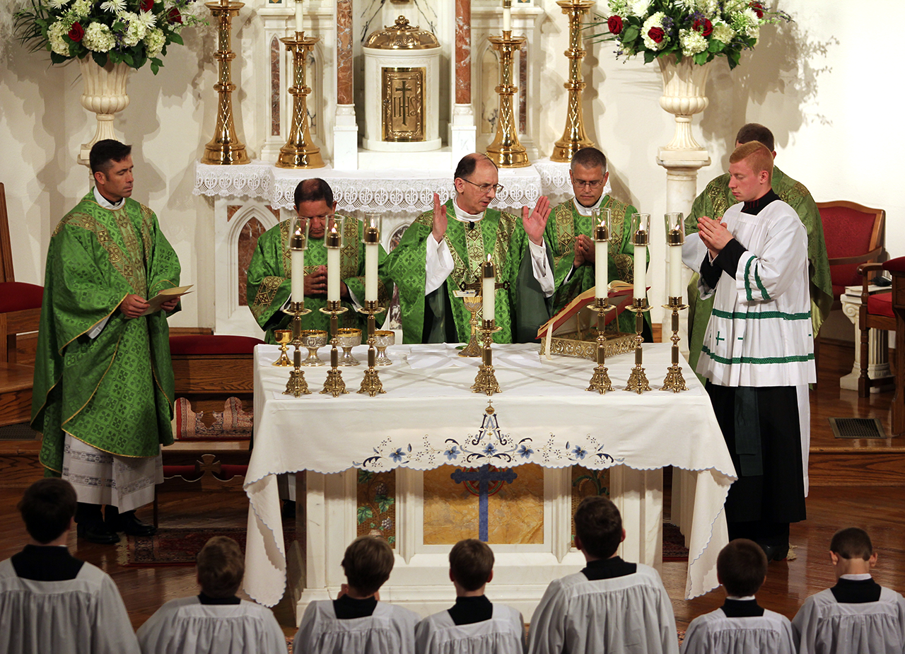 The Mass for the Military was offered for all men and women in the military – deceased, active and retired – and their families.