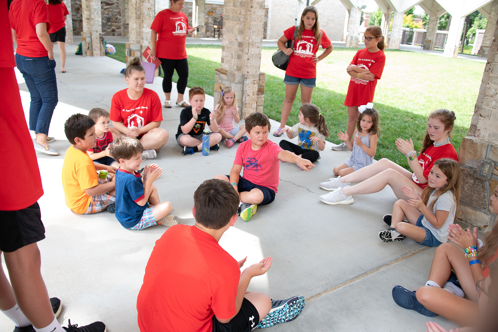 GREENSBORO — Children at St. Pius X Church attended Vacation Bible School the week of June 25-29. The theme was “Christmas in June,” and they focused on studying Bible passages about the Annunciation, the Wise Men, the Incarnation and the Holy Family.