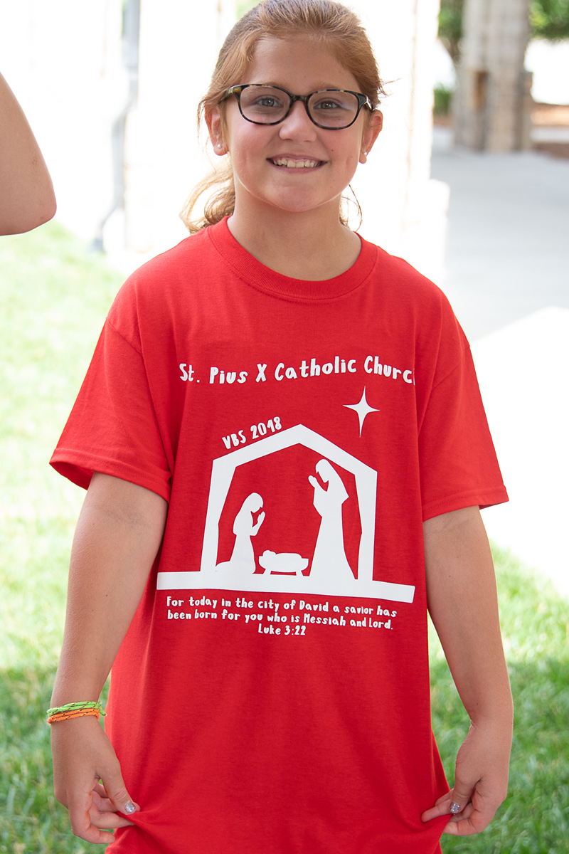 GREENSBORO — Children at St. Pius X Church attended Vacation Bible School the week of June 25-29. The theme was “Christmas in June,” and they focused on studying Bible passages about the Annunciation, the Wise Men, the Incarnation and the Holy Family.
