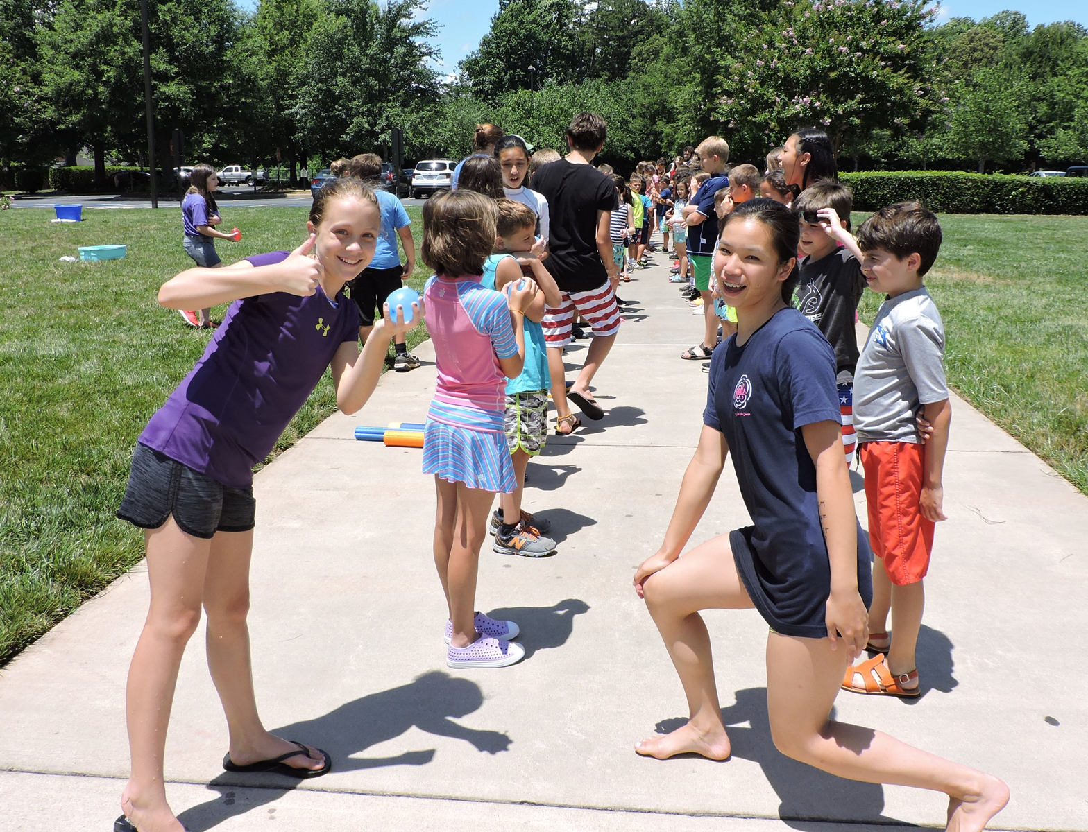 HUNTERSVILLE — About 100 children and teens at St. Mark Church enjoyed Totus Tuus the week of June 18-22. (Photos provided by Amy Burger)