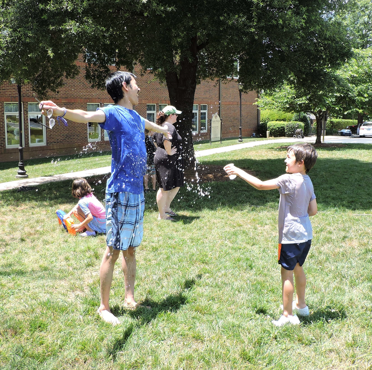 HUNTERSVILLE — About 100 children and teens at St. Mark Church enjoyed Totus Tuus the week of June 18-22. (Photos provided by Amy Burger)