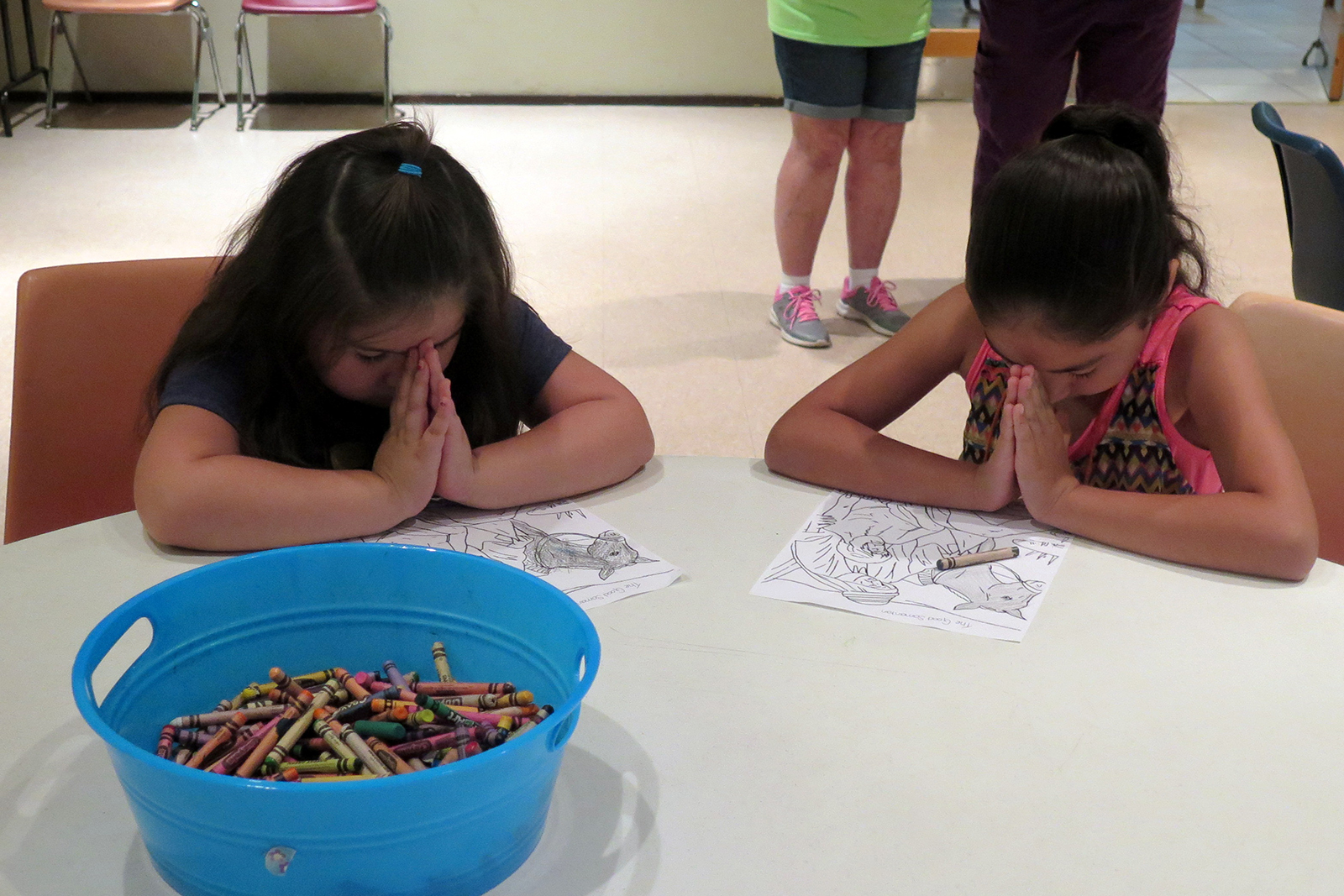 STATESVILLE — Besides each day’s lesson, there were crafts, music, snacks and a daily meal which included some international dishes. On the last day the children had great fun with a double water slide, water balloons and baby pools for the littlest ones.