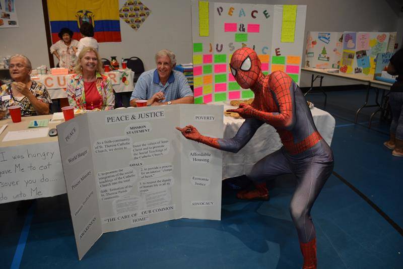 MOORESVILLE — Parishioners at the annual St. Therese Feast Day Festival enjoyed food, fun, games and fellowship. (Photo provided by Lisa Cash)