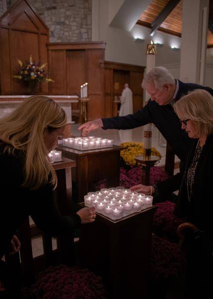 GREENSBORO — St. Pius X Church All Souls' Day Mass. Photo by (MaryAnn Luedtke)
