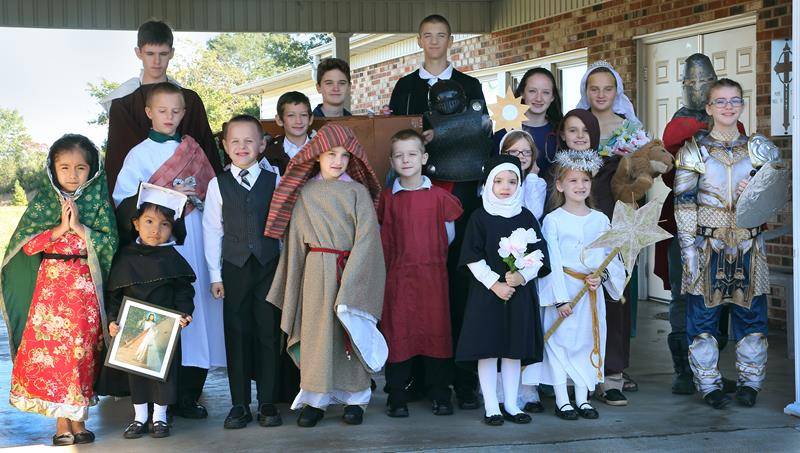 FOREST CITY — Children of Immaculate Conception Church dressed up as their favorite saints and Bible characters to celebrate All Saints' Day. (Photos by Giuliana Polinari Riley, correspondent)