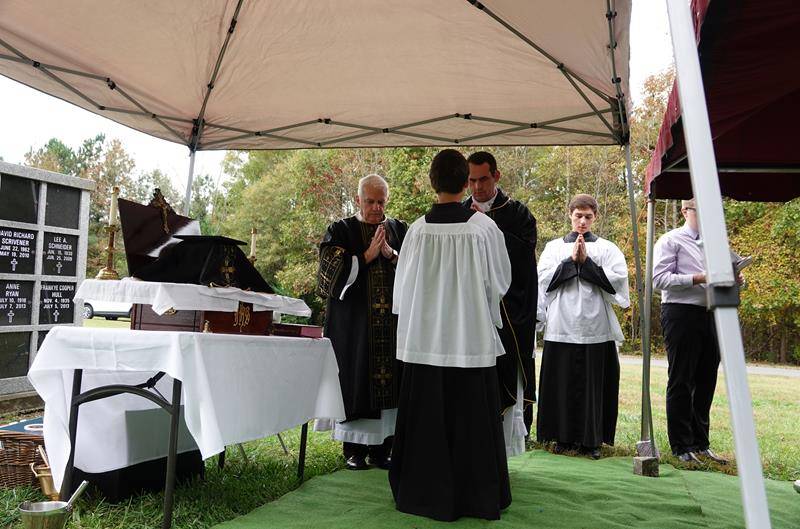 HUNTERSVILLE — The Solemnity of All Souls was commemorated at Northlake Memorial Gardens Cemetery Nov. 2. (Photos by Amy Burger)