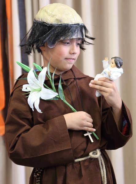 St Anthony of Padua by Anthony Aquirre. (Giuliana Polinari Riley, correspondent)
