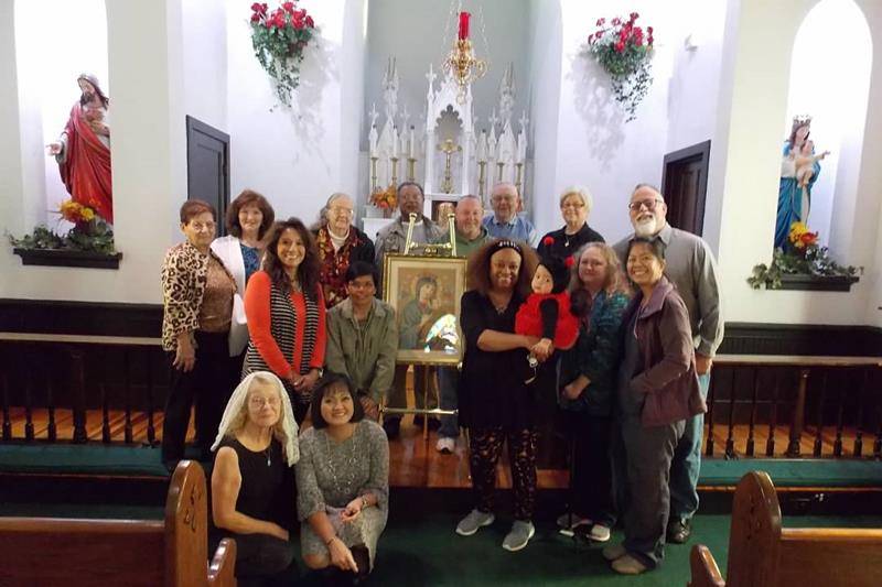 October was Dedicated to Our Blessed Mother of God at Holy Rosary at Holy Angels Church in Mount Airy, praying 31 consecutive days and 5-Novena Wednesdays of Our Mother of Perpetual Help. (Photo via Facebook)
