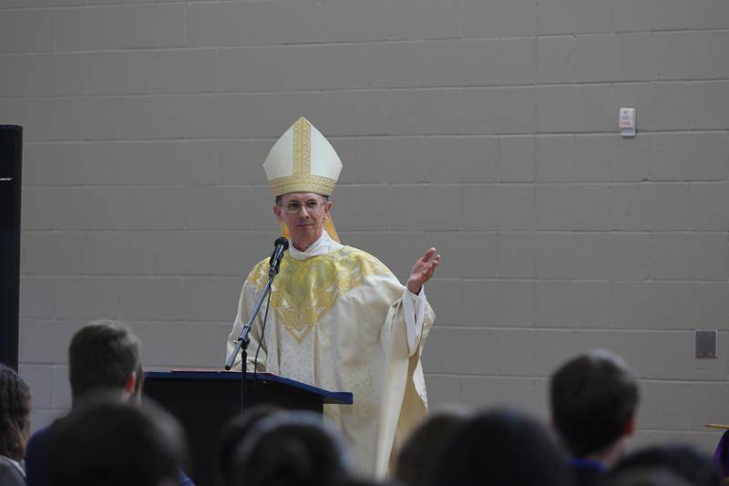 “Today we come to bless this gift of a new school building that has been given to us, the extension of the Christ the King High School that has been given to us. This building is here also to serve.” - Bishop Peter Jugis