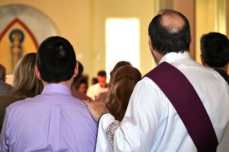Hundreds of candidates and catechumens were presented during the Rite of Election at St. Mark Church in Huntersville. (Photos provided by Amy Burger)
