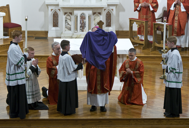 CHARLOTTE — Stations of the Cross and Veneration of the Cross at St. Patrick Cathedral. (Photo provided by James Sarkis)
