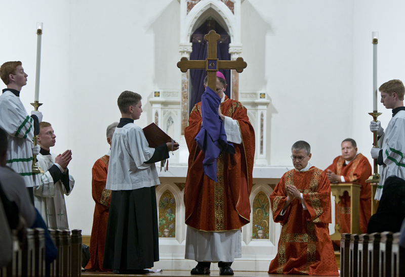 CHARLOTTE — Stations of the Cross and Veneration of the Cross at St. Patrick Cathedral. (Photo provided by James Sarkis)