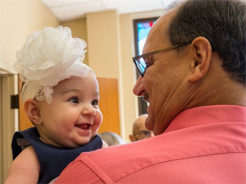 After Easter Mass April 21 at St. Dorothy Church in Lincolnton. (Photo by Doreen Sugierski)