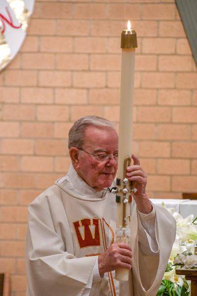 The Easter Vigil at St. William Church in Murphy. (Photo by Phil Roche)