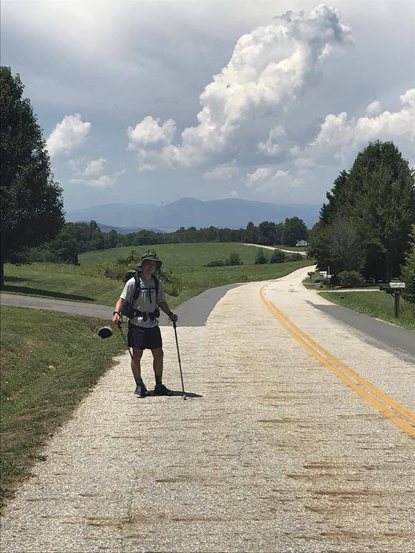 John Harrison and his brother, St. Joseph College seminarian Matthew Harrison, took a 325-mile pilgrimage to the National Shrine of St. Elizabeth Ann Seton in Emmitsburg, Md. (Photo provided by Matthew Harrison)