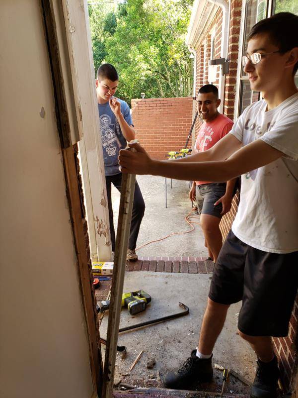 St. Joseph Workers provided much-needed assistance this summer. (Photo provided by Amy Burger)