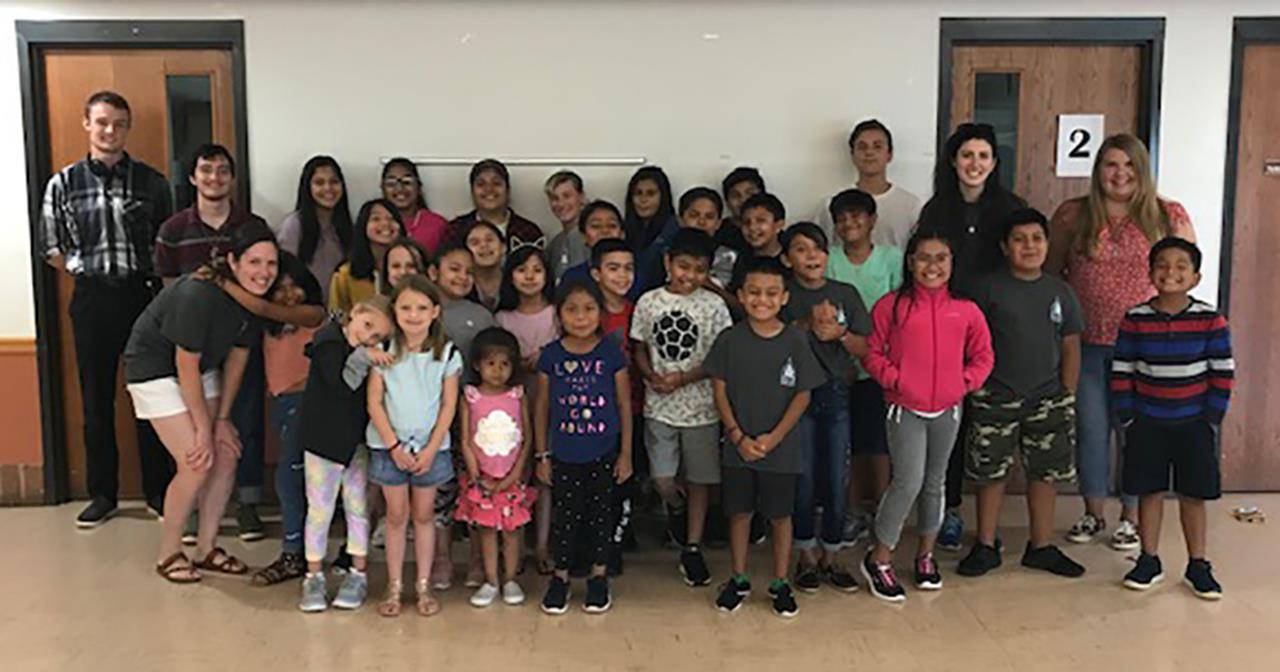 NEWTON — Children and teenagers at St. Joseph Church in Newton also took part in Totus Tuus this summer. (Photos by Kara Thorpe Antonio | Catholic News Herald)