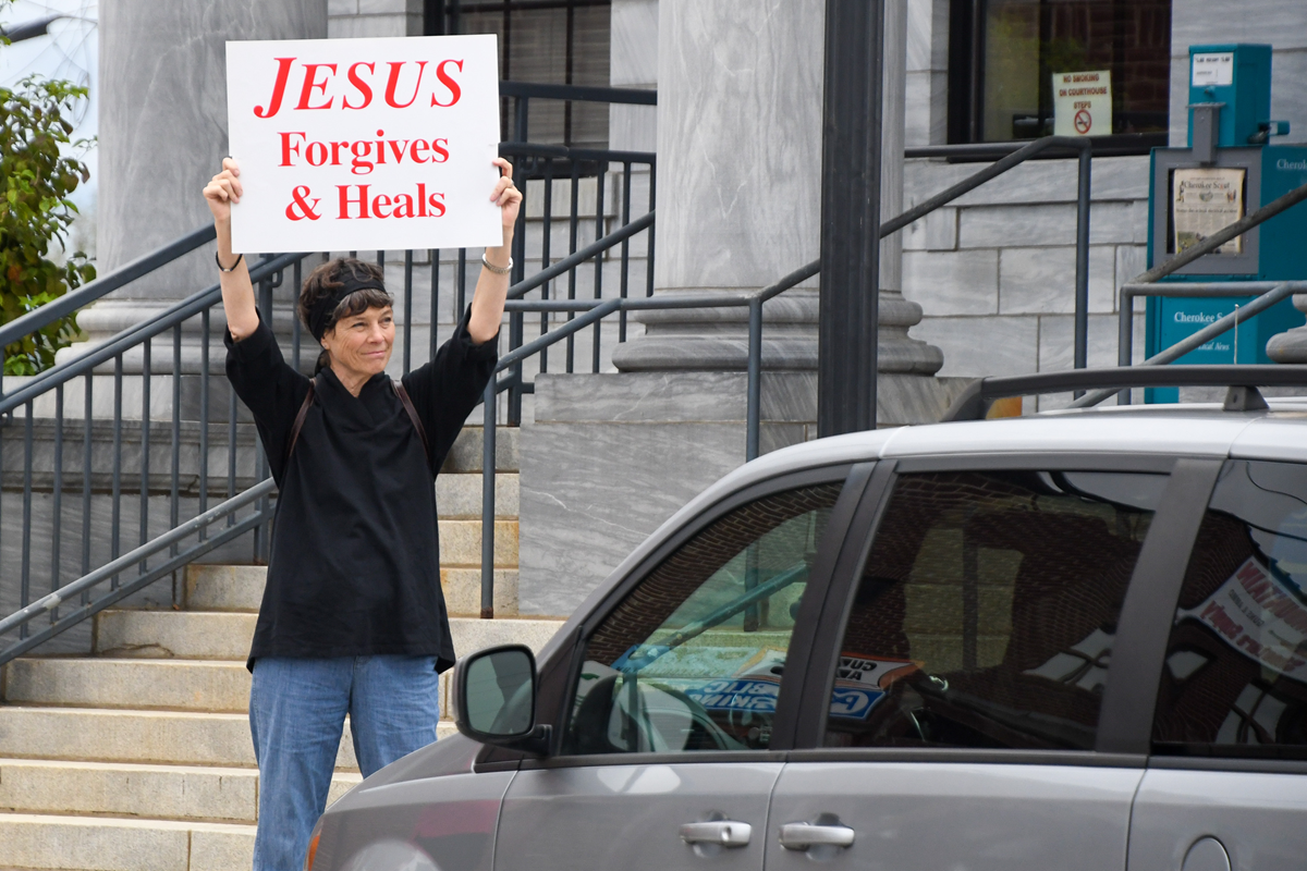MURPHY — Life Chain at St. William Church in Murphy. (Photo by Phil Roche) 
