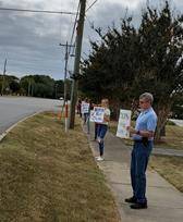 Life Chain at St. Therese Church in Mooresville.  (Photos provided by Lisa Geraci)
