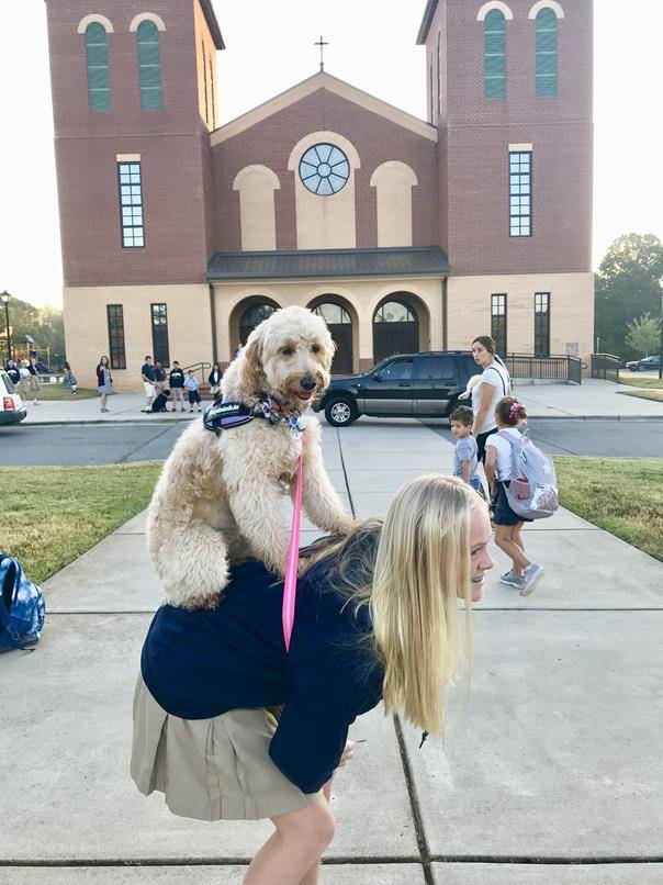SALISBURY — Sacred Heart School held their annual Blessing of the Animals on Oct. 4. (Photos provided by Robin Fisher)