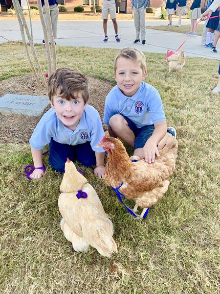 SALISBURY — Sacred Heart School held their annual Blessing of the Animals on Oct. 4. (Photos provided by Robin Fisher)(Copy)