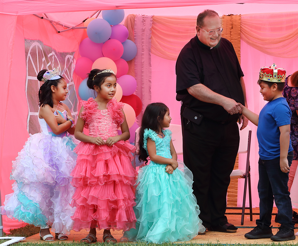 Children competed for the title of Queen and King of Festival 2019 and they raised more than $7,500. The festival raised a total of $14,000, which will be used to repair the church.