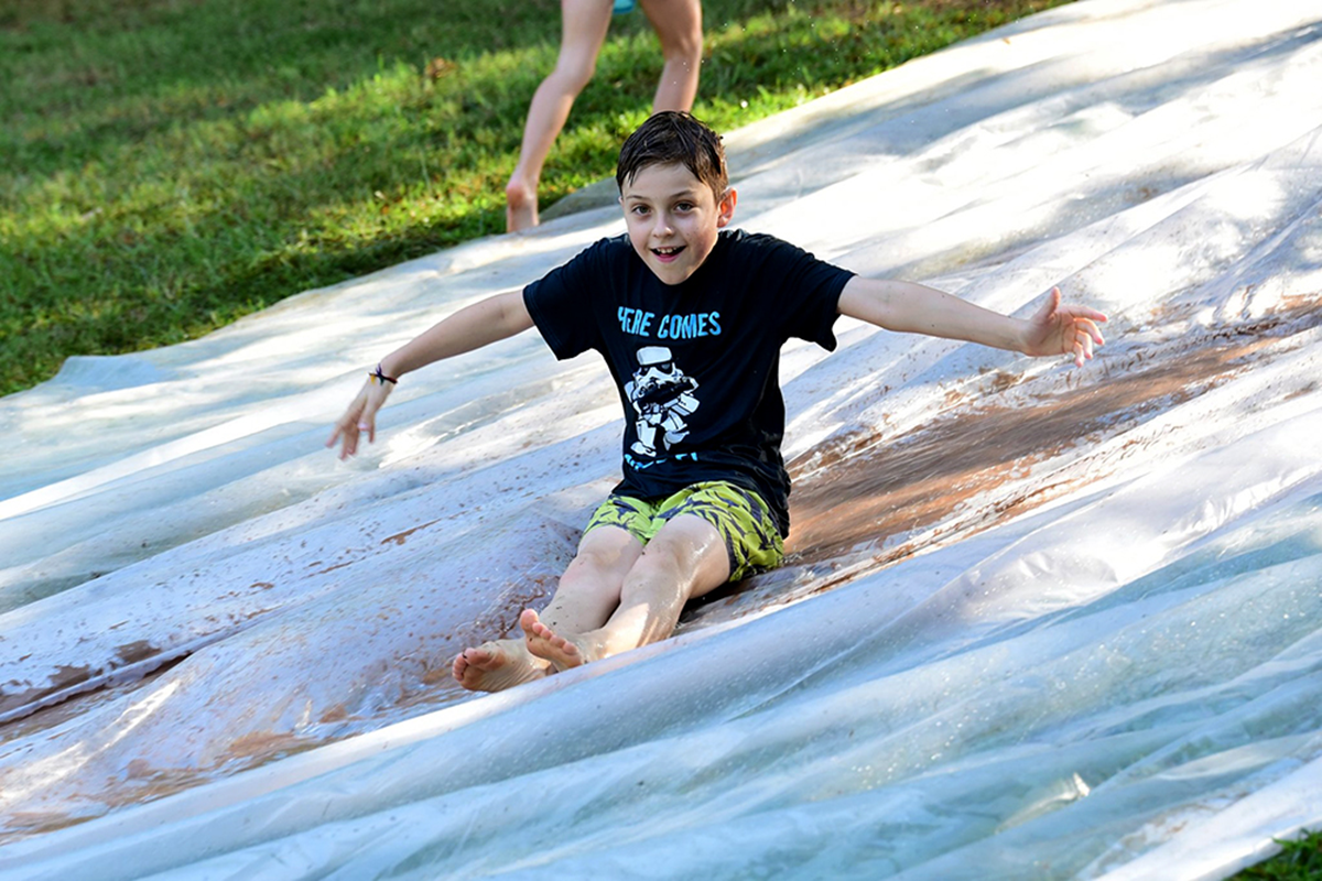 CHARLOTTE — St. Patrick Cathedral hosted its annual end-of-summer parish picnic Sept. 22 with food, games, arts and crafts, a slip-n-slide and the ever-popular dunk tank. Even the youngest parishioners got in on the act and enjoyed dunking Father Christop