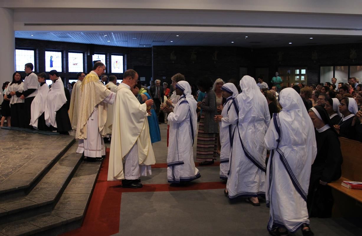 The Mass in honor of St. Teresa of Calcutta was celebrated at Our Lady of the Assumption Church in east Charlotte