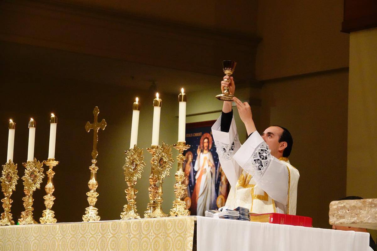 All Saints’ Day Mass at St. Mark Church in Huntersville. (Photos provided by Amy Burger)