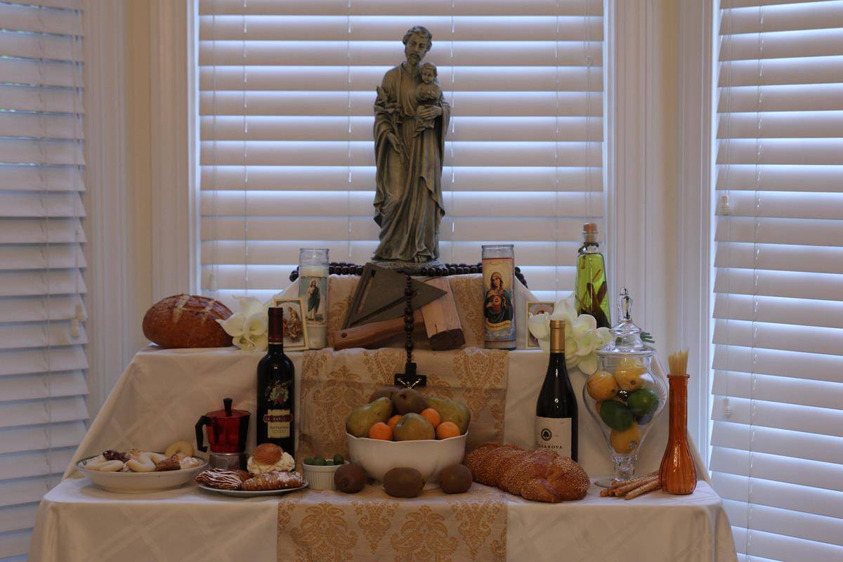 Year of St. Joseph table completed.