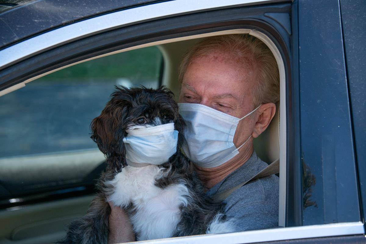 GREENSBORO — St. Pius X held a drive through pet blessing and food drive Oct. 3. (Photos provided by MaryAnn Luedtke)