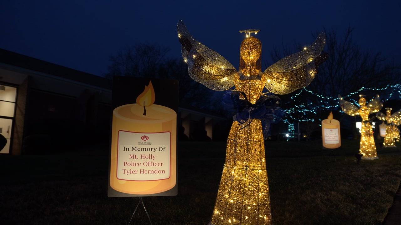 Holy Angels in Belmont celebrated its 65th anniversary with a special “night of light” Dec. 20, featuring a drive-through Nativity scene and inspirational luminary display to honor and remember those who made an impact in our lives. 