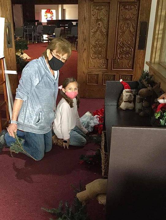 Sacred Heart Church in Brevard was decorated for Christmas by some talented volunteers. (Photo via Facebook)