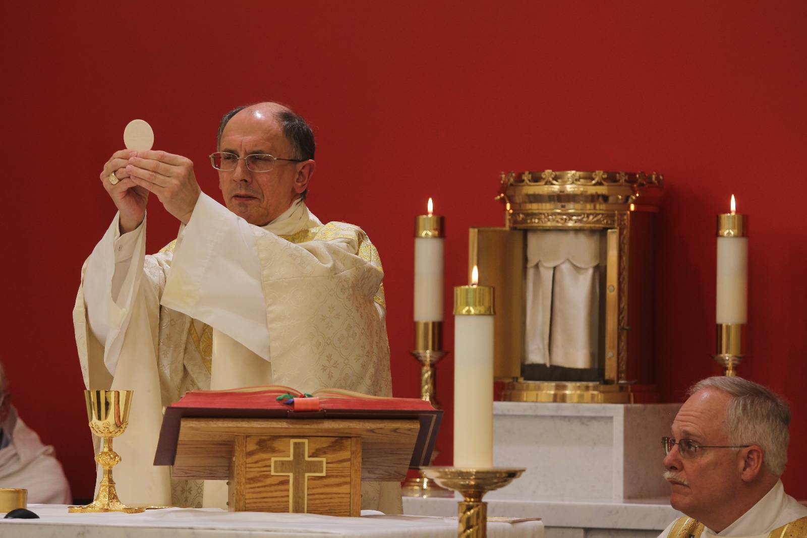 Holy Family Parish celebrates new chapel, Catholic cemetery blessing