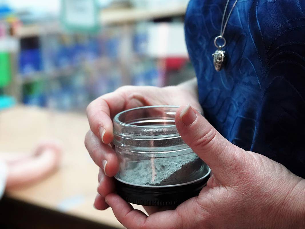 HUNTERSVILLE — St. Mark School had a Liturgy of the Word service that Fr. Alfonso Gámez prayed over the intercom on Ash Wednesday. (Photos provided by Amy Burger.)  