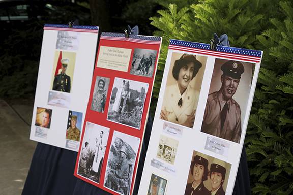 Families shared photos and stories of their loved ones who died in service to their country.