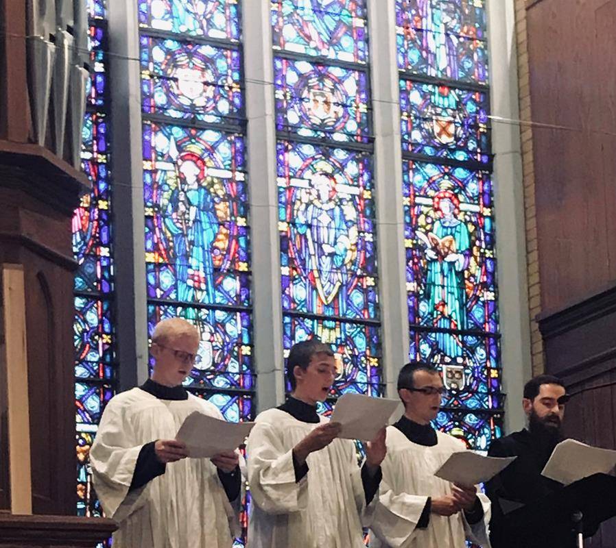 A procession was held at St. Leo the Great Church. (Photos provided by Mary Beth Young)