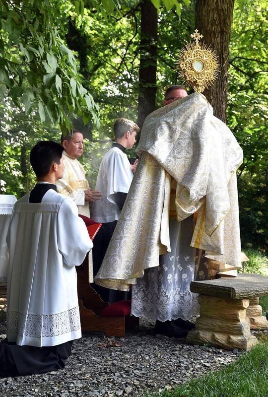 St. Patrick Cathedral celebrated the Solemnity of Corpus Christi June 6 with a traditional Eucharistic Procession on the Cathedral grounds following the 9 a.m. Mass.