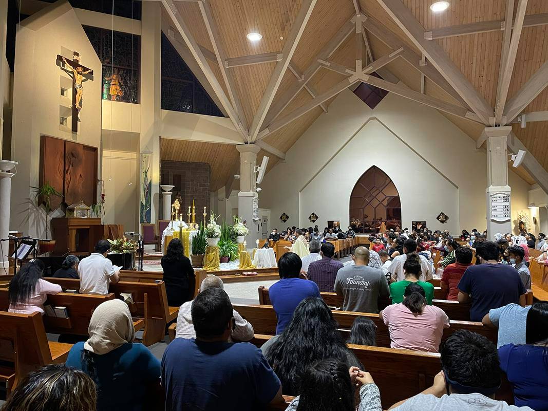 St. Luis Gonzaga in Hickory held Eucharistic Congress events.