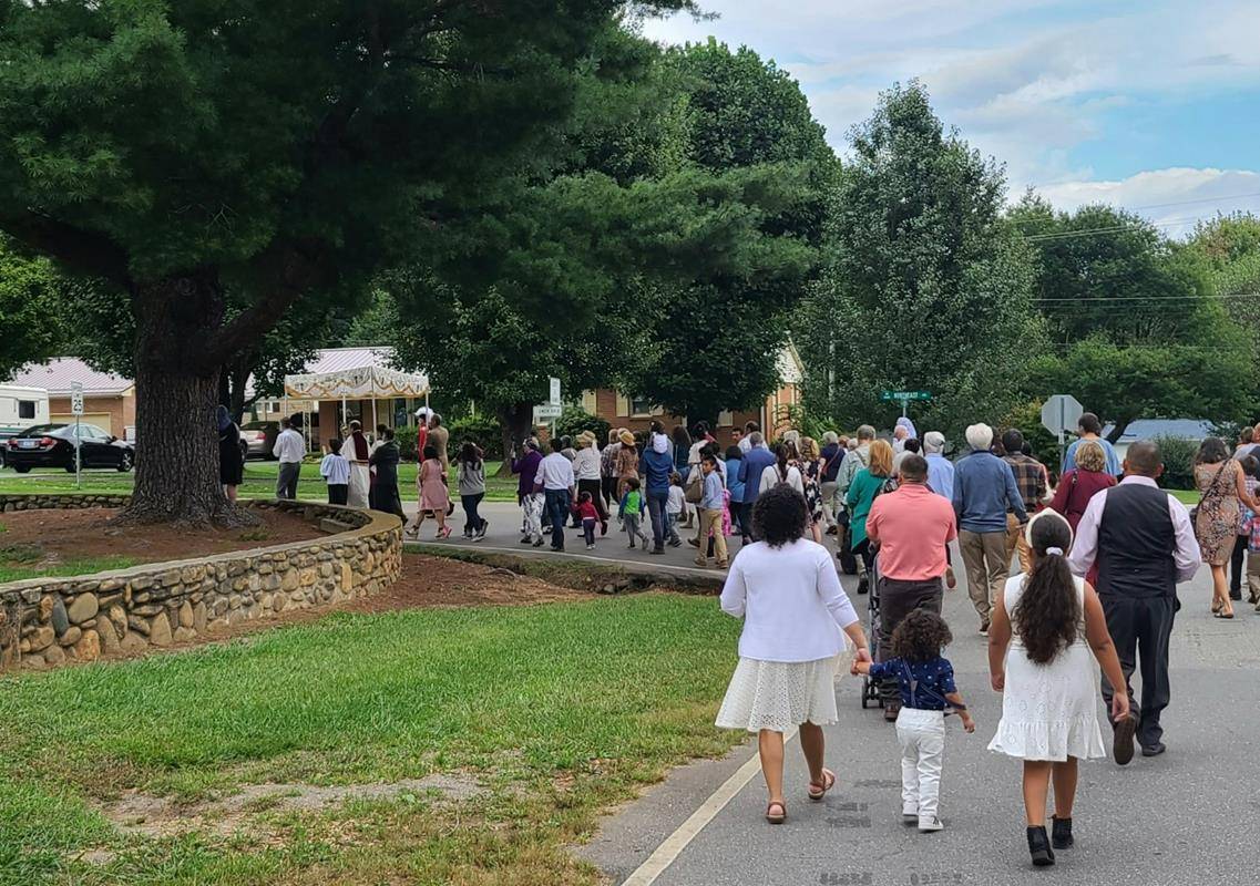 St. Margaret Mary Church in Swannanoa hosted parish-based Eucharistic Congress events.