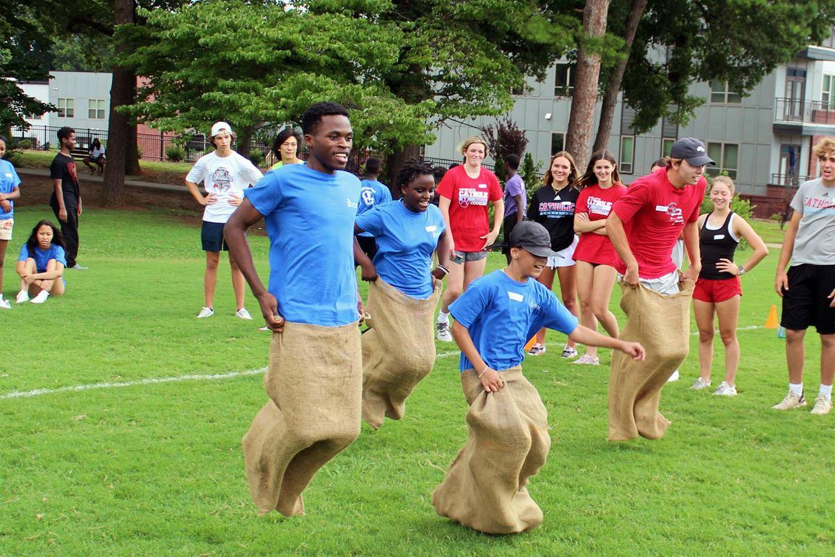 Sack race close up (Copy)