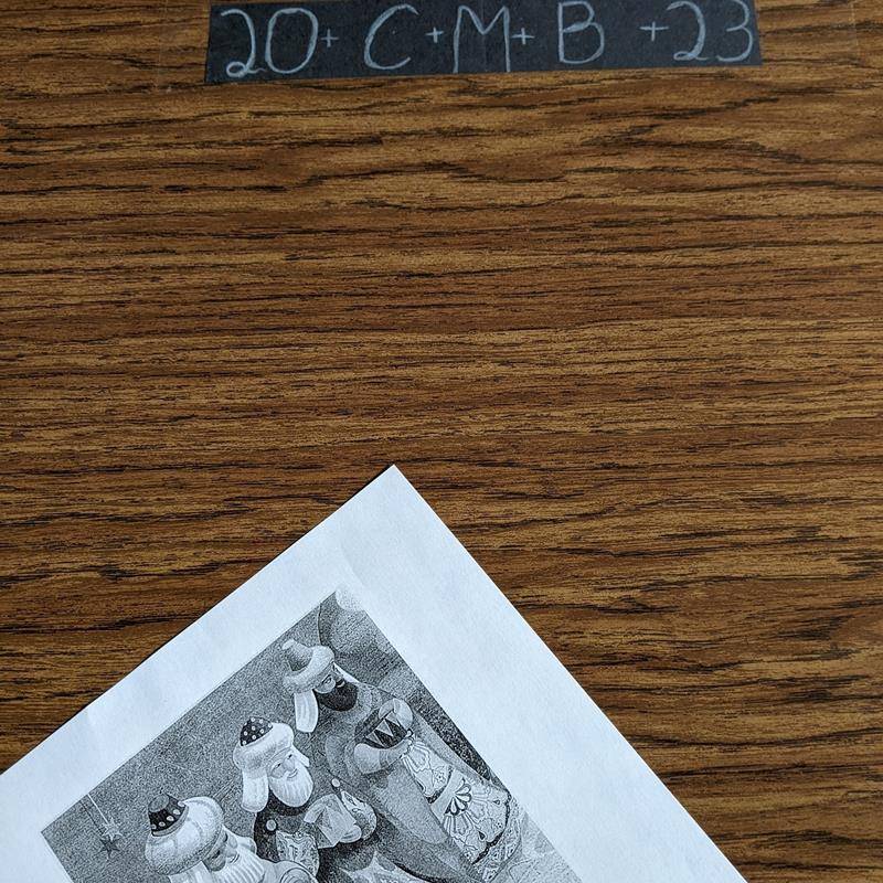 Our Lady of Mercy School fifth grade learned about Epiphany. Since the classroom is their 